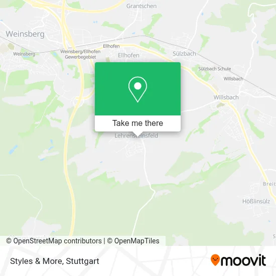 Styles & More map