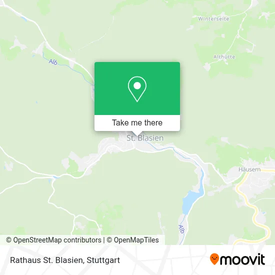 Rathaus St. Blasien map