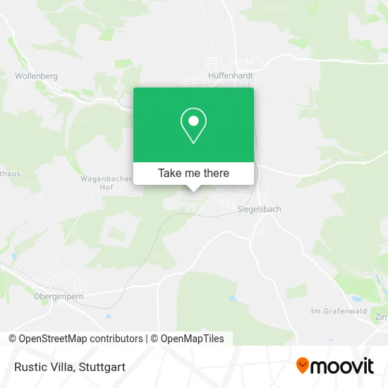 Villa Rustica map