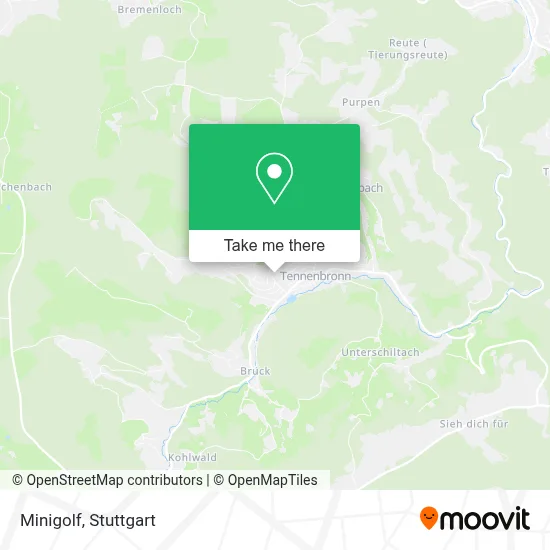 Minigolf map