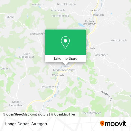Hangs Garten map