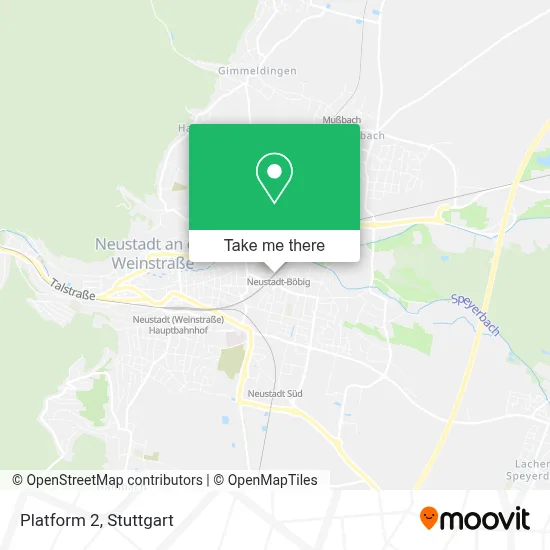 Bahnsteig 2 map