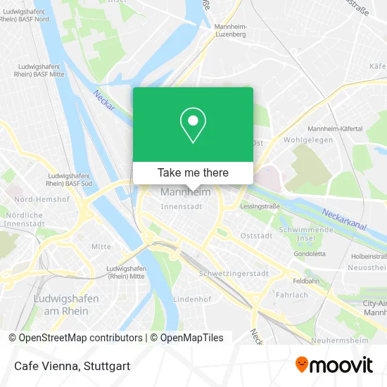 Cafe Vienna map