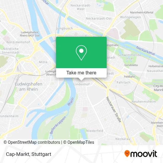 Cap-Markt map