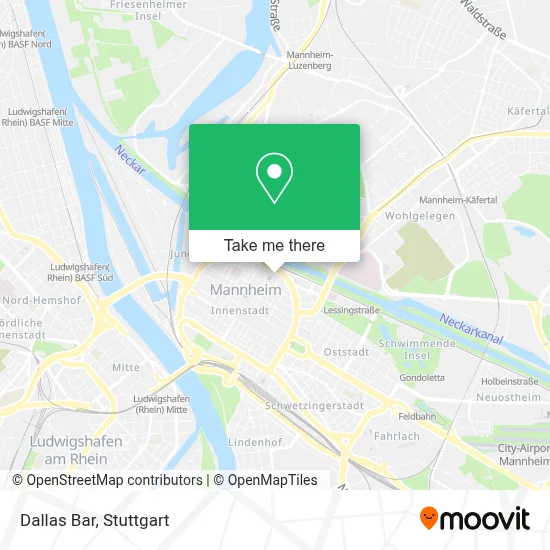 Dallas Bar map