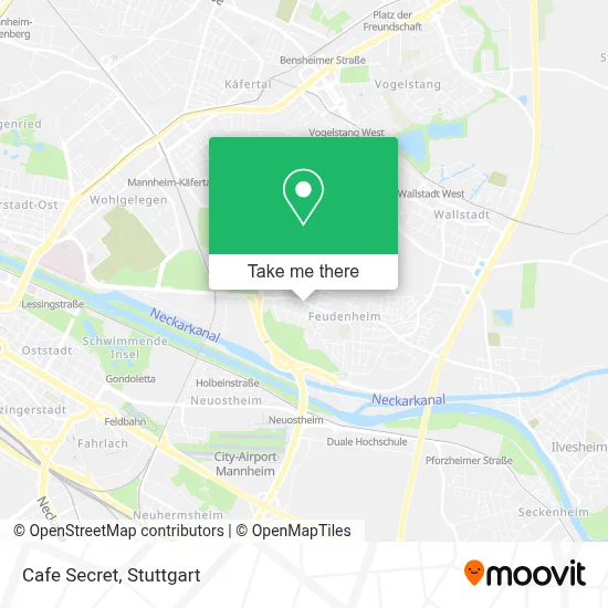 Cafe Secret map