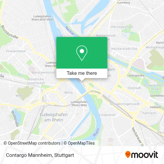 Contargo Mannheim map