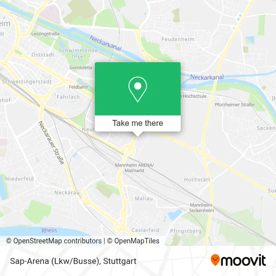 Sap-Arena (Lkw/Busse) map