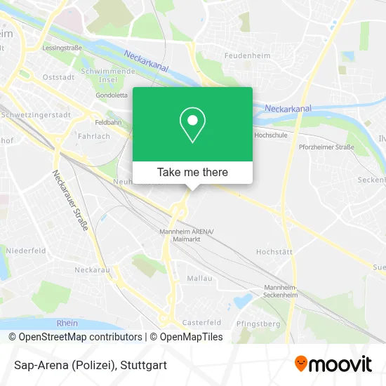 Sap-Arena (Polizei) map