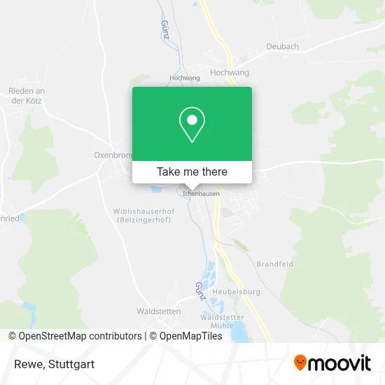 Rewe map