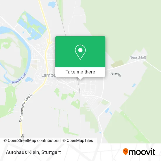 Autohaus Klein map