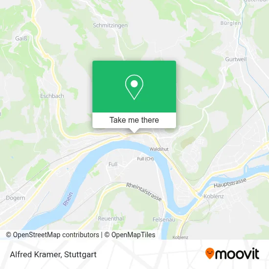 Alfred Kramer map
