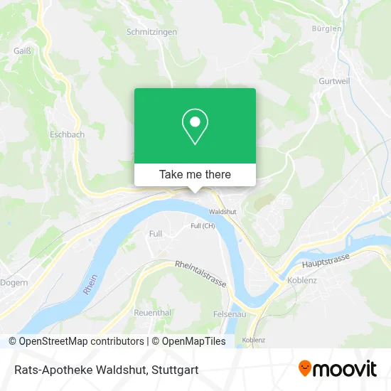 Rats-Apotheke Waldshut map