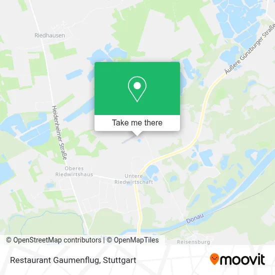 Restaurant Gaumenflug map
