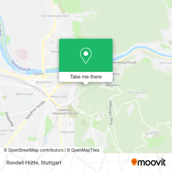 Rondell-Hütte map