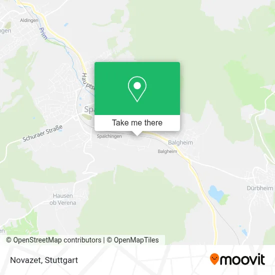 Novazet map