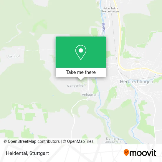 Heidental map