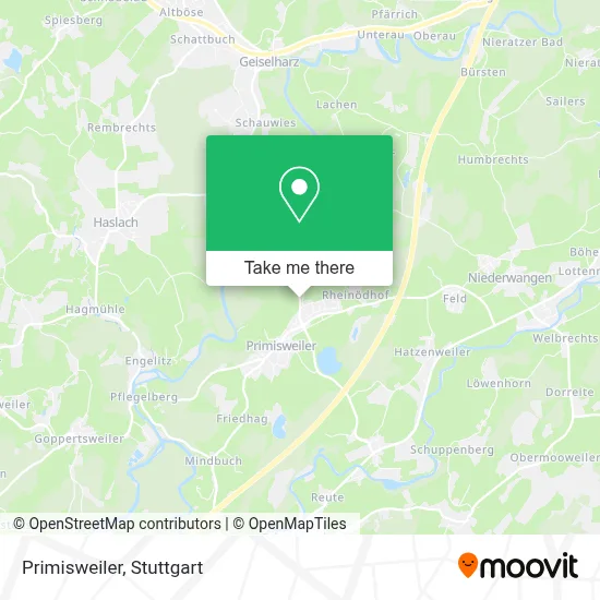 Primisweiler map