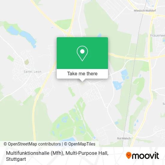 Multifunktionshalle (Mfh), Multi-Purpose Hall map