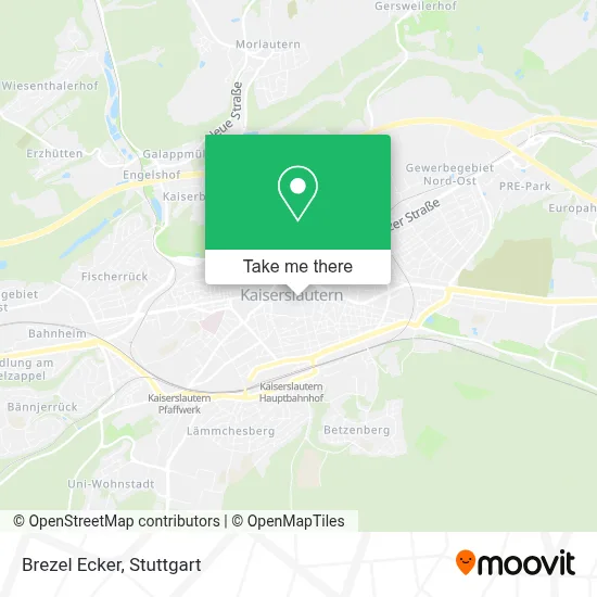 Brezel Ecker map