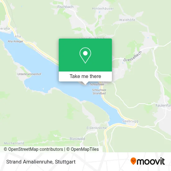 Strand Amalienruhe map
