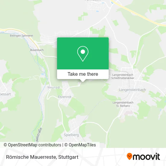 Römische Mauerreste map