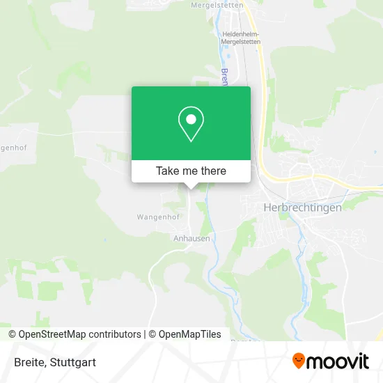 Breite map
