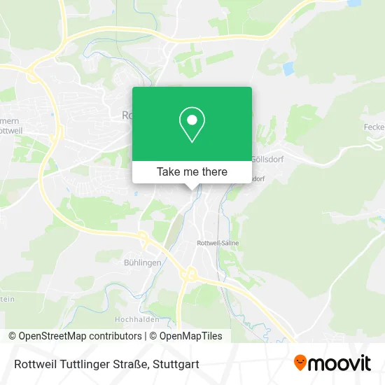 Rottweil Tuttlinger Straße map