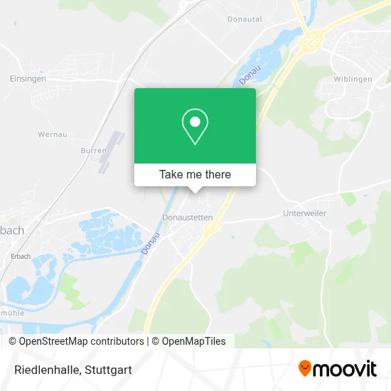 Riedlenhalle map