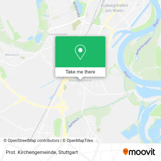 Prot. Kirchengemeinde map