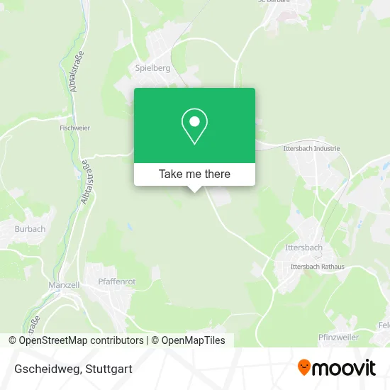 Gscheidweg map