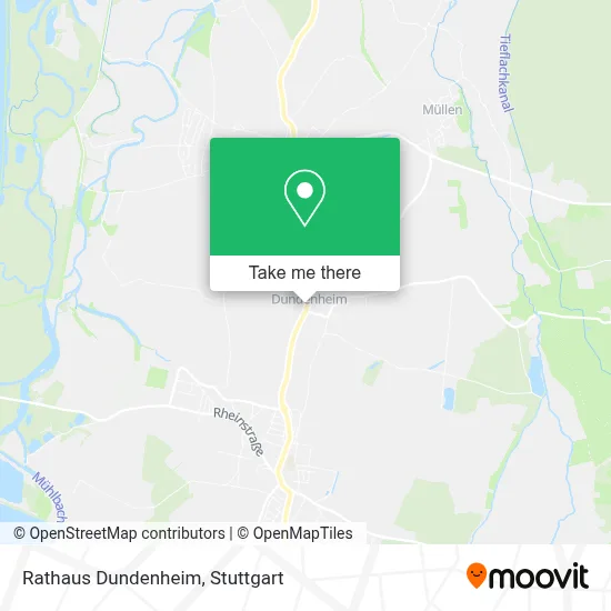 Rathaus Dundenheim map