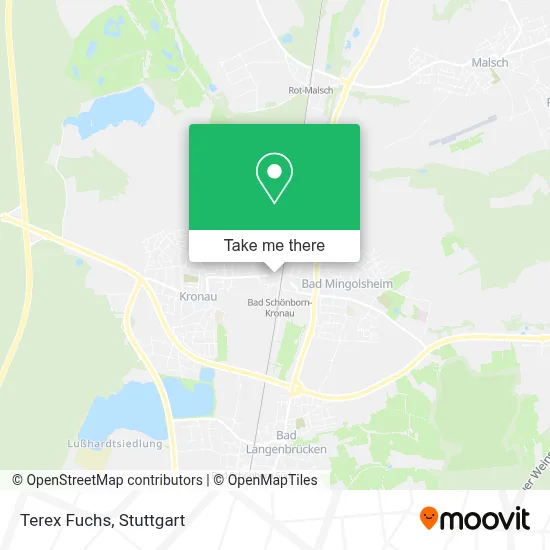 Terex Fuchs map