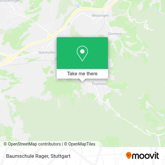 Baumschule Rager map