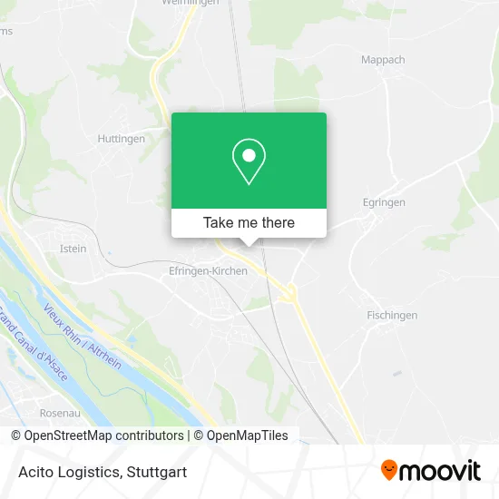 Acito Logistics map