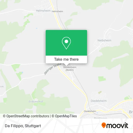 Da Filippo map