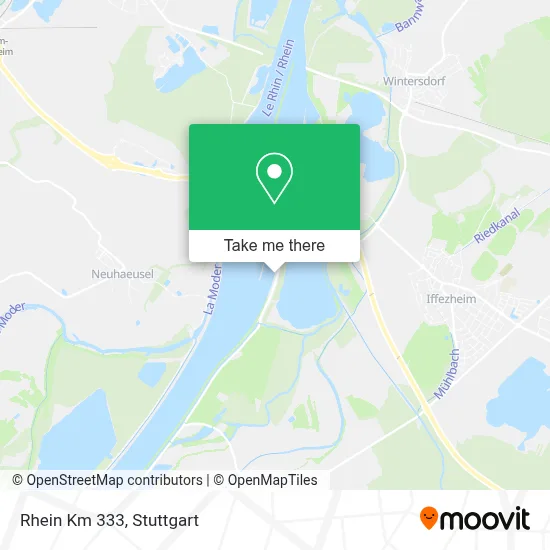 Rhein Km 333 map