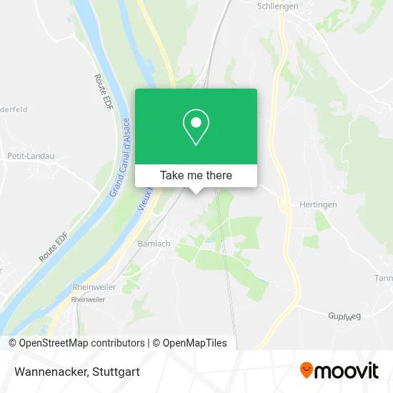 Wannenacker map
