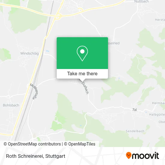 Roth Schreinerei map