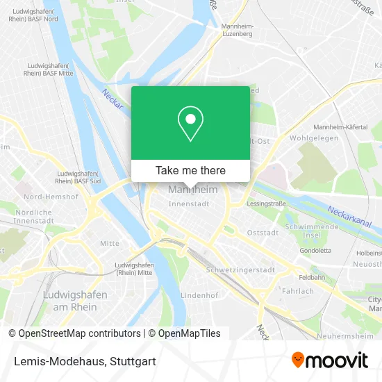Lemis-Modehaus map