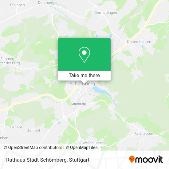 Rathaus Stadt Schömberg map
