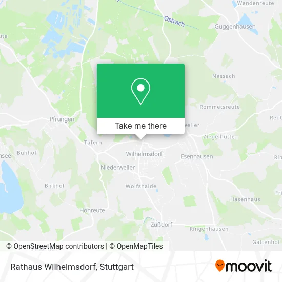 Rathaus Wilhelmsdorf map