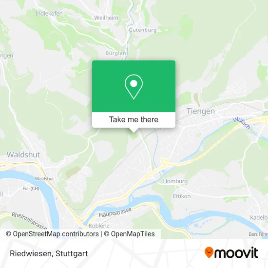 Riedwiesen map