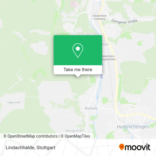 Lindachhalde map