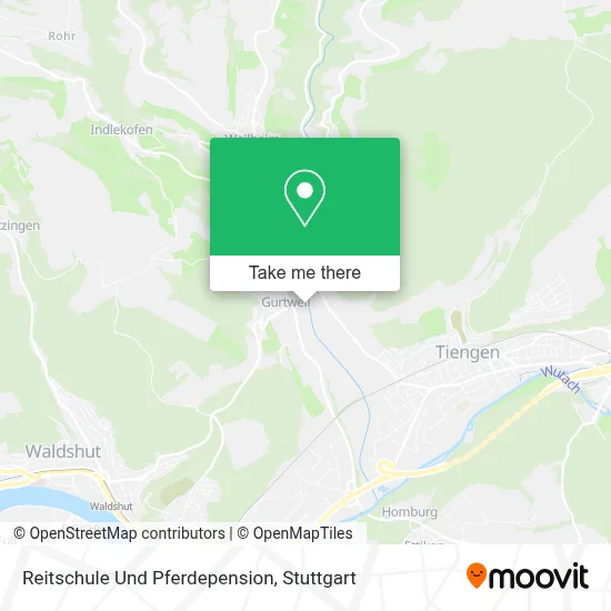 Reitschule Und Pferdepension map