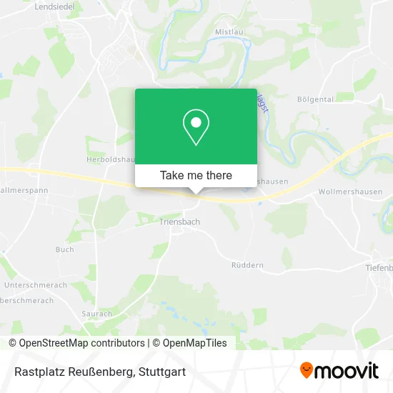Rastplatz Reußenberg map