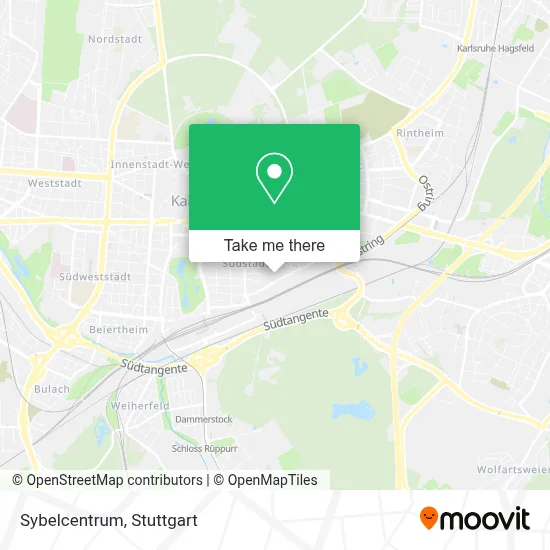 Sybelcentrum map