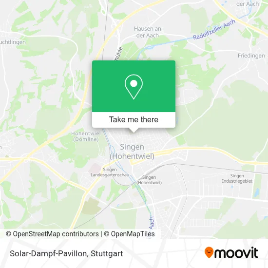 Solar-Dampf-Pavillon map