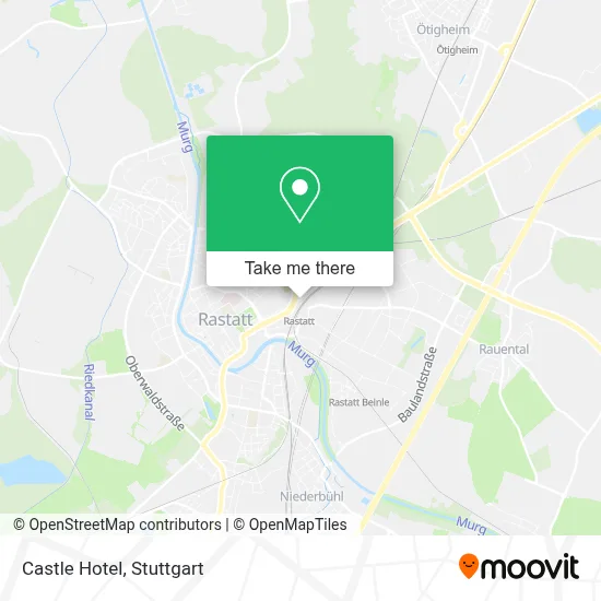 Castle Hotel map