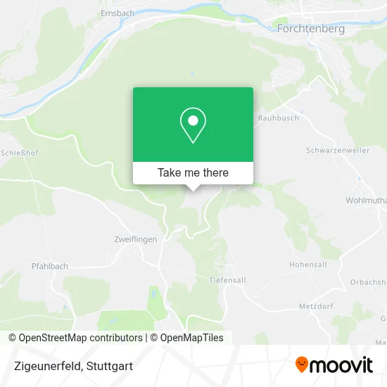 Zigeunerfeld map